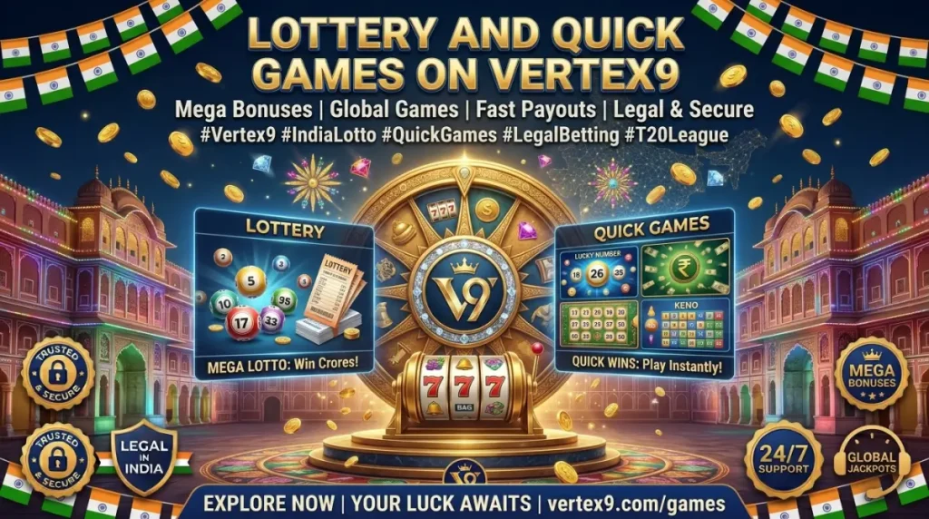 Lottery and Quick Games on Vertex9