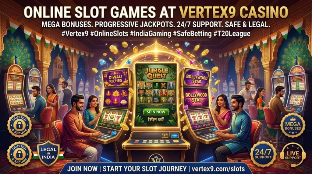 Online Slot Games at Vertex9 Casino