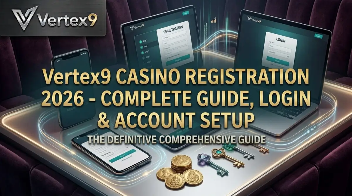 Vertex9 Casino Registration 2026 – Complete Guide to Sign Up, Login & Account Setup