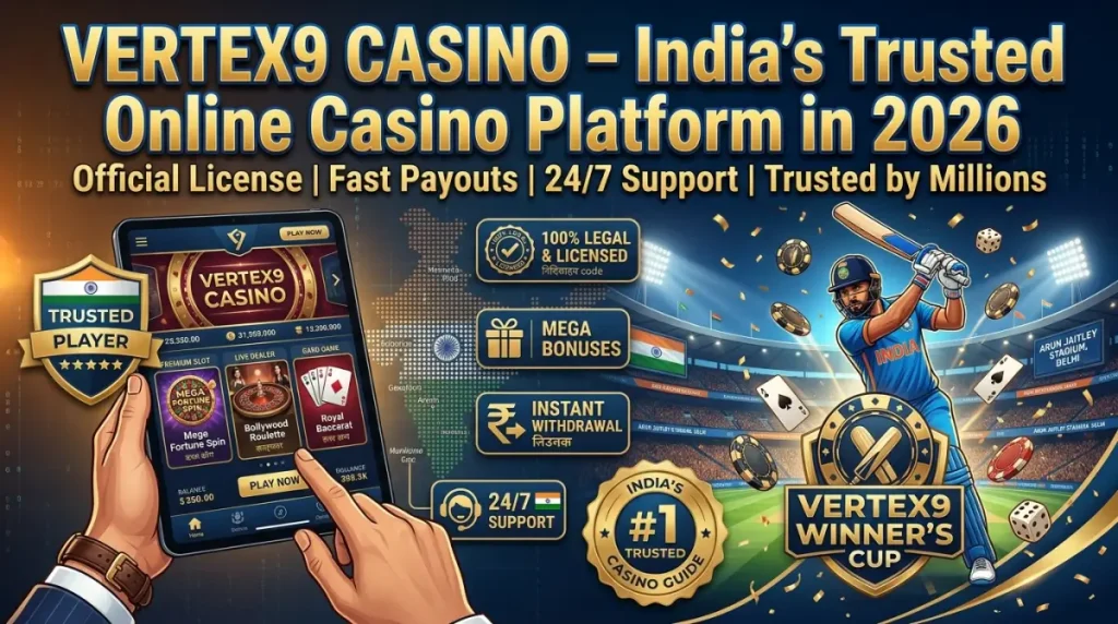 Vertex9 Casino – India's Trusted Online Casino Platform in 2026