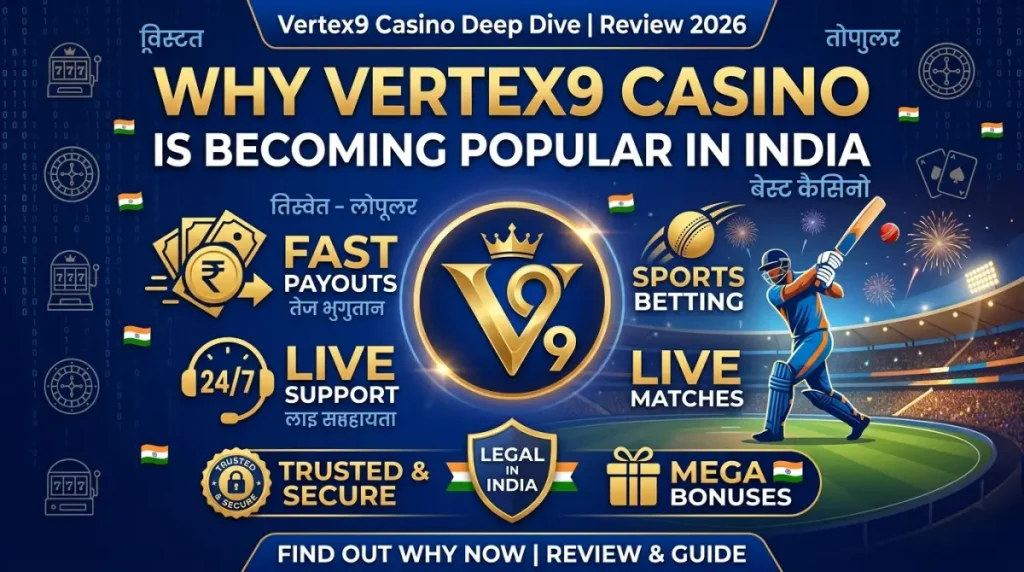 Why Vertex9 Casino Is Becoming Popular in India